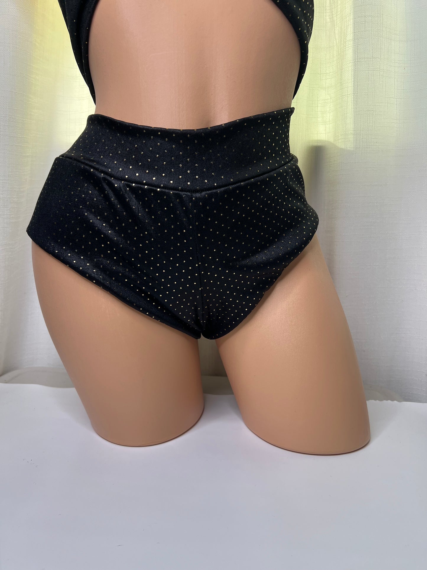 Golden Polka Dots- Rave Wear