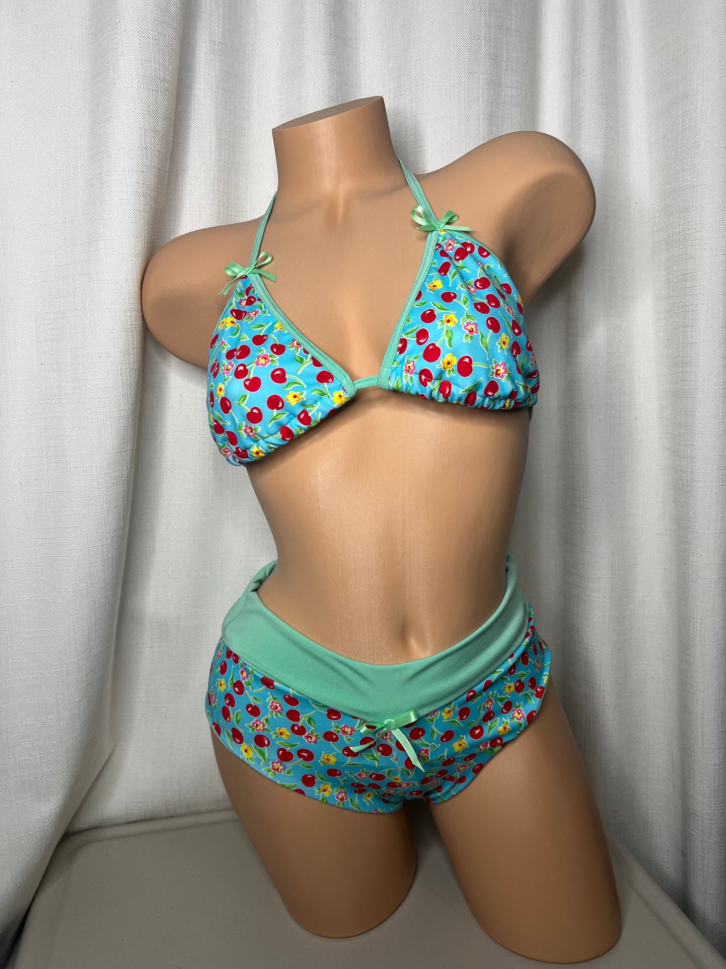 Cherry Print swim shorts
