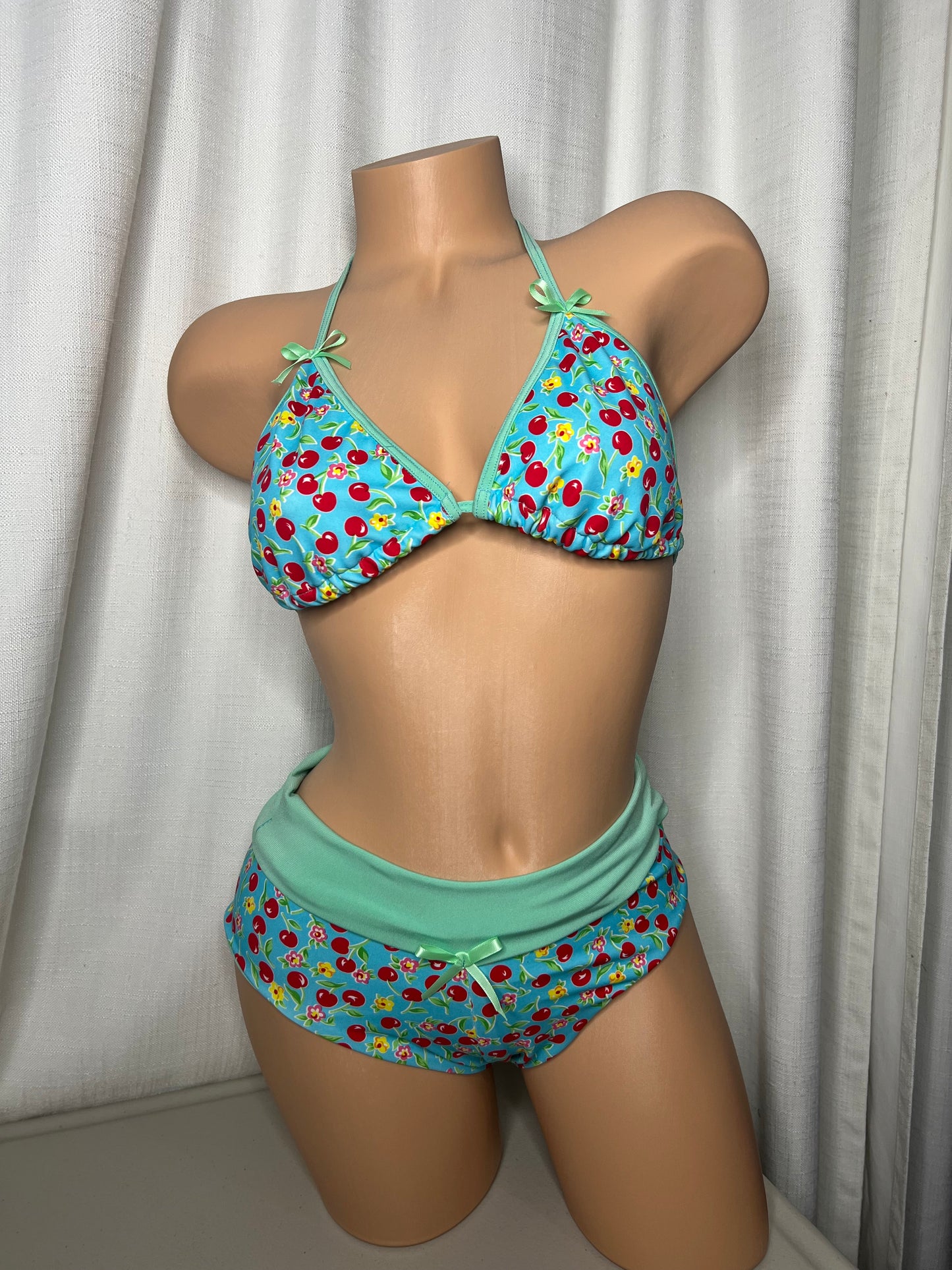 Cherry Print swim shorts
