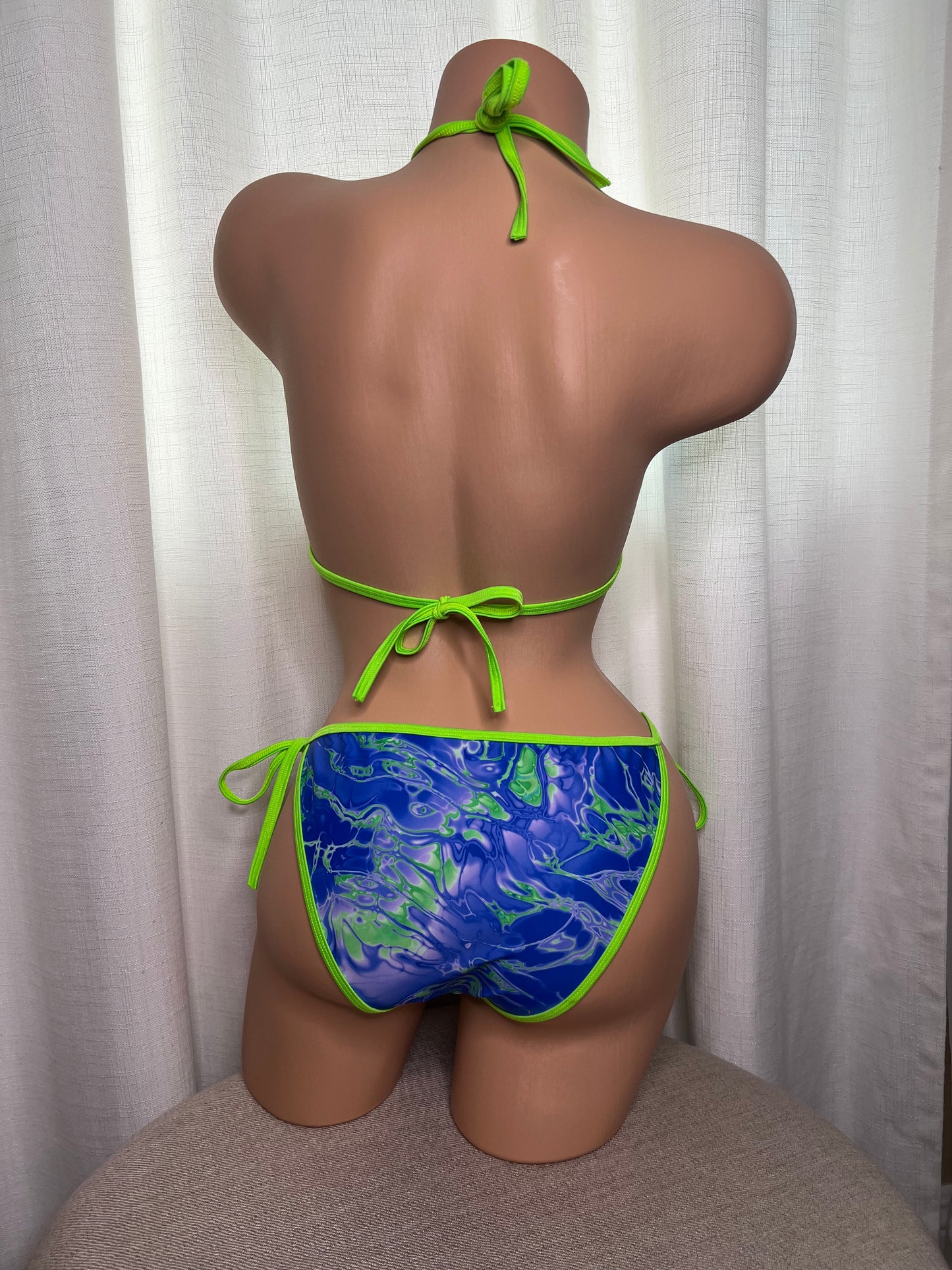 Oceanic Blue & Green Bikini