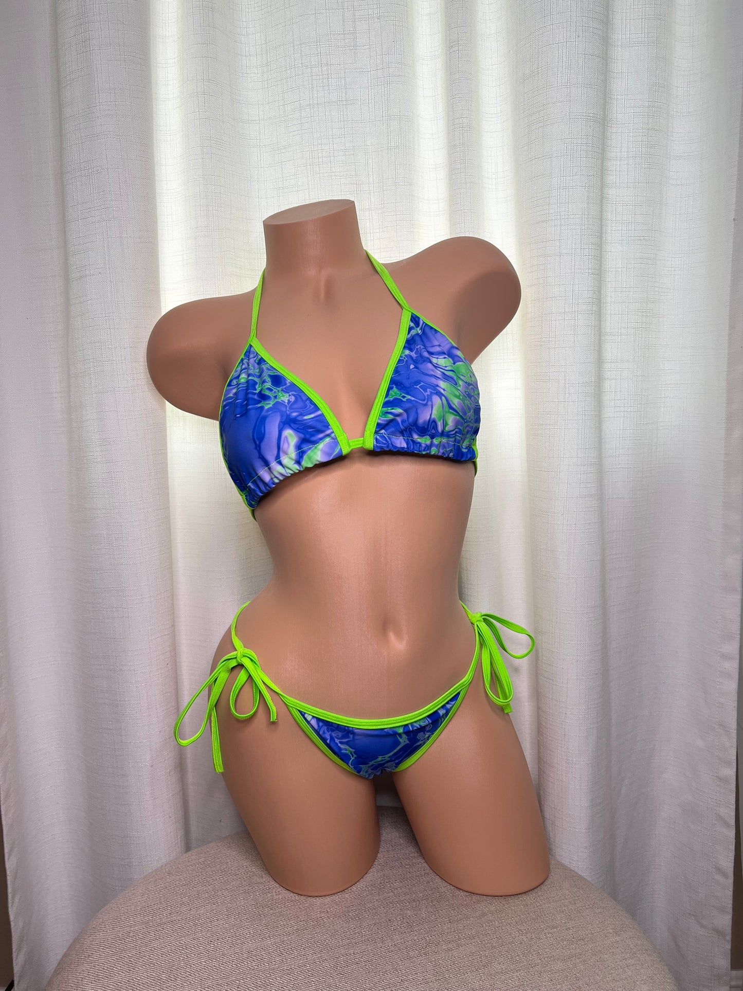 Oceanic Blue & Green Bikini