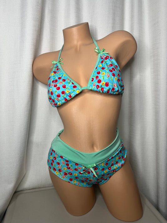 Cherry Print swim shorts